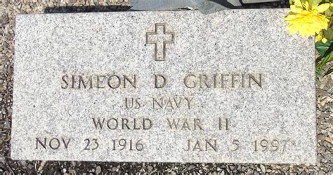 Simeon Dinkins Griffin 1916 1997 Memorial Find A Grave