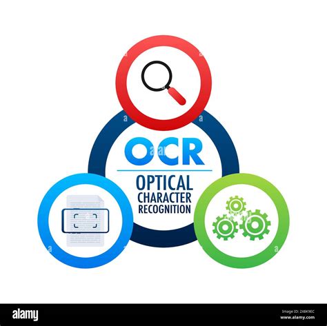 Ocr Optical Character Recognition Document Scan Process Of