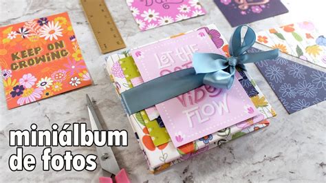 Miniálbum scrapbook desplegable muy fácil YouTube