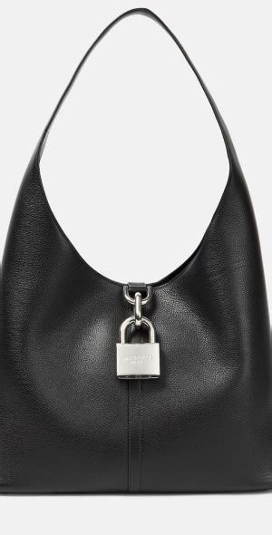 Balenciaga Locker North South Medium Leather Shoulder Bag