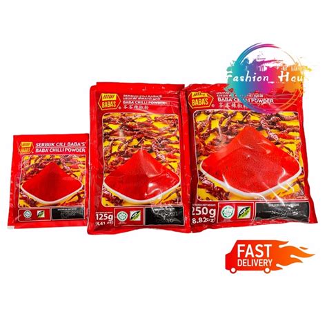 Babas Chilli Powder Serbuk Cili Babas G G G Shopee Malaysia