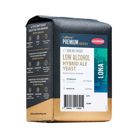 Lallemand Lalbrew® Premium Dried Brewing Yeast Lona™ 500 G • Brouwland