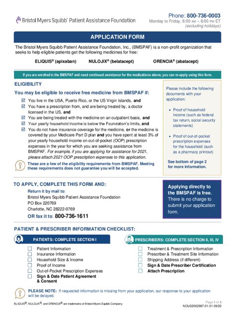 Application Eliquis 2020 2025 Form Fill Out And Sign Printable Pdf Template Airslate Signnow