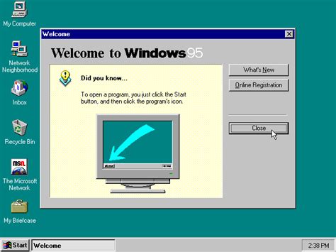 Windows 95 Screenshot