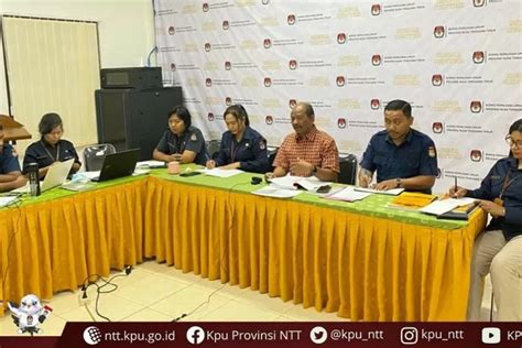 KPU NTT Bahas Kinerja Hingga Mekanisme Dan Prosedur PAW Badan Adhoc