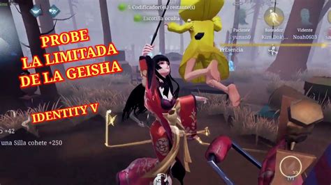 Me Prestaron La Skin De La Geisha Y Es Muy Hermosa Identity V