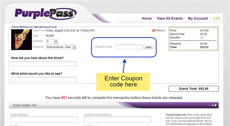 How do I use the coupon/discount code I was given? – Purplepass Support