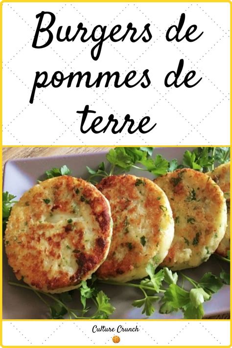 Burgers De Pommes De Terre La Recette Facile Recette Cuisine Facile