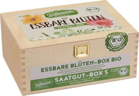 Saatgut Dillmann Essbare Bl Ten Saatgut Box S Bio Bloomling Deutschland