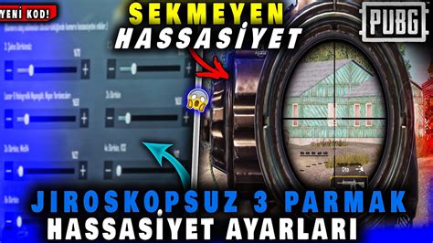 J Roskopsuz Parmak Kontrol Ve Hassas Yet Ayarlari Pubgmobile Youtube