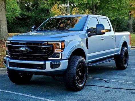 Ford F Super Duty Wheel Offset Aggressive Outside Fender