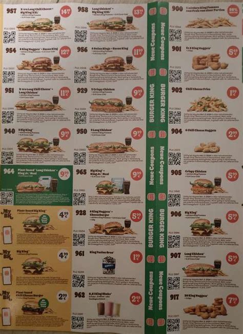 Burger King Coupons gültig bis 01 03 2024 mydealz