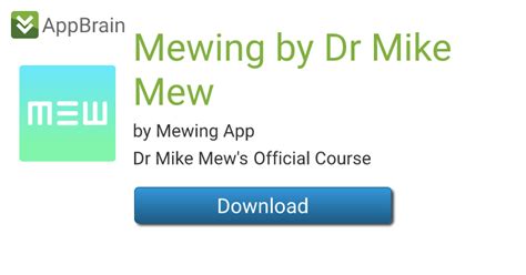 Mewing by Dr Mike Mew for Android - Free App Download