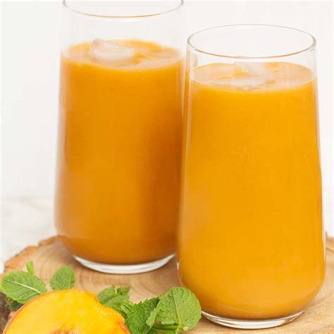 Fresh Peach Juice The Daily Dish