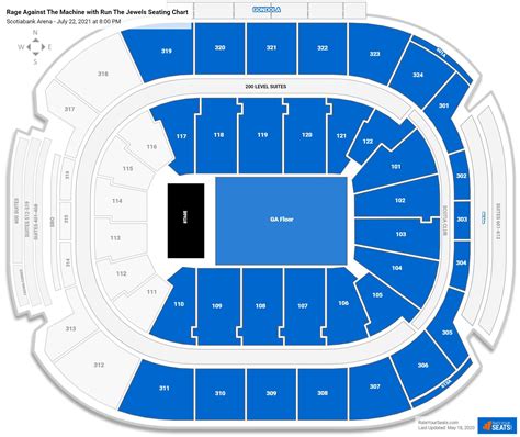 Scotiabank Arena Seating Charts for Concerts - RateYourSeats.com