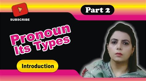 PRONOUN AND ITS TYPES Personal Pronoun And Types Of Personal Pronoun