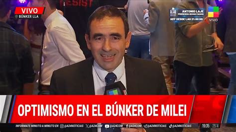 Optimismo en el búnker de Javier Milei Balotaje 2023 YouTube