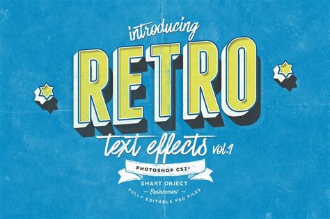 30 Best Retro Text Effects Styles