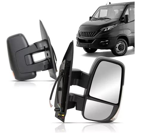 Retrovisor Iveco Daily 2020 2021 22 Curto Elétrico Pisca