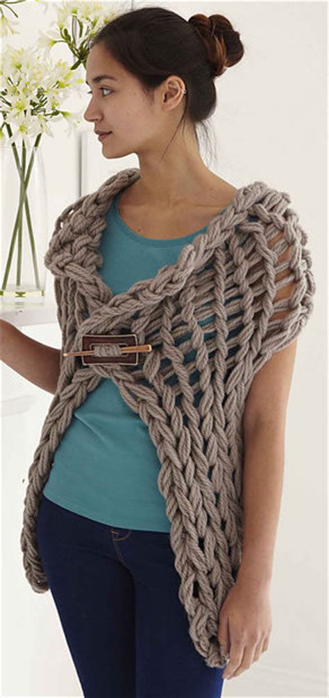 Arm Knitting And Finger Knitting Patterns In The Loop Knitting