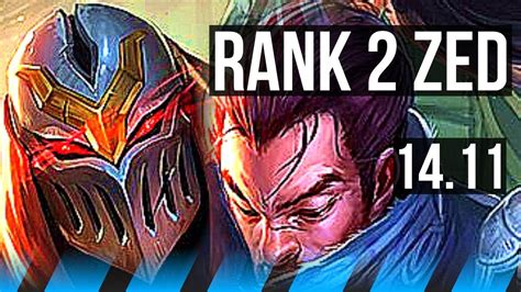 Zed Vs Yasuo Mid Rank Zed K Comeback Winrate Rank Jp