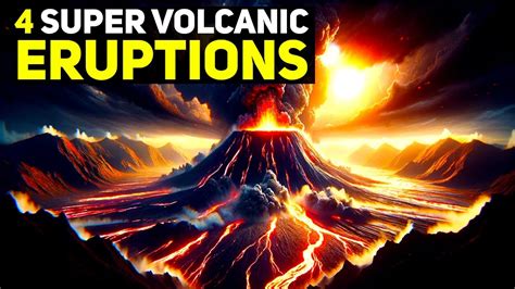 4 Catastrophic Super Volcanic Eruptions Youtube