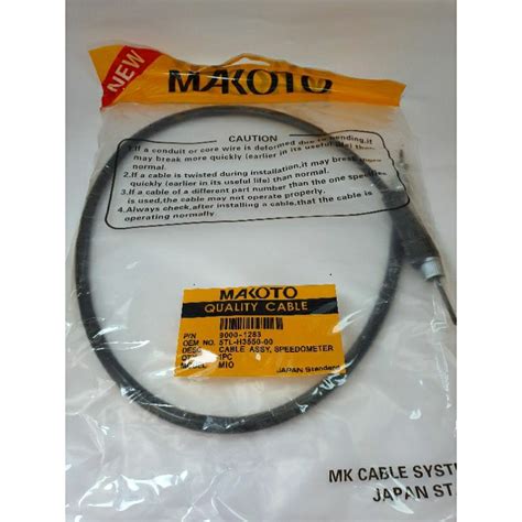 Speedometer Cable All Mio Models Makoto Cod Accepted Shopee Philippines