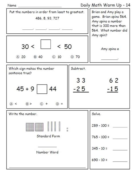 20 2Nd Grade Math Review Worksheets Worksheets Decoomo