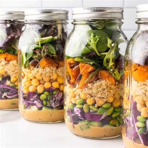 How To Layer A Mason Jar Salad Recipe Organize Yourself Skinny