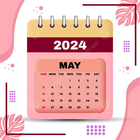 May Calendar May Calendar Png And Vector With Transparent