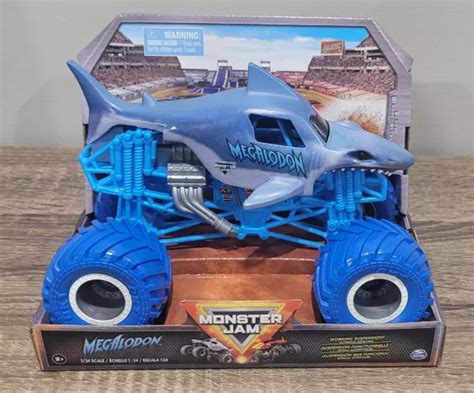 MONSTER JAM MONSTER Truck - MEGALODON 1:24 Series 18 - 2023 £22.21 - PicClick UK