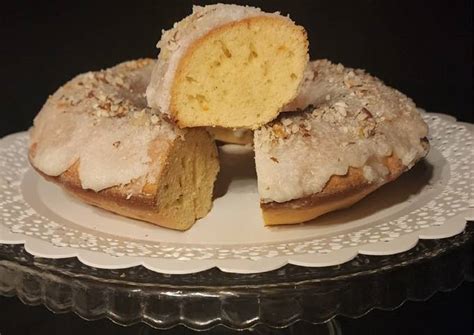 Budín De Mandarina 🍊 Con Glaseado De Coco Nuez Y Almendra Con