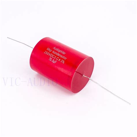 1pc Audiophiler Mkp Capacitor 75uf 250v Dc 3 Hifi Fever Electrodeless Capacitor Audio Capacito