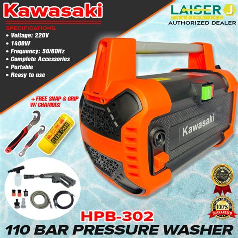 Kawasaki Pressure Washer Hpb W Bar Heavy Duty Aircon