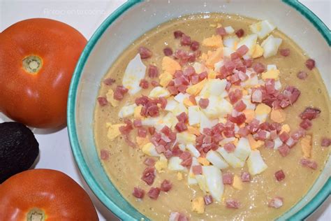 Salmorejo Fácil Sin Pan Sopa fría de Tomate y Aguacate Antojo en tu