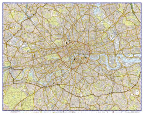 Buy London Road Map by A-Z Maps (2023) – The Chart & Map Shop