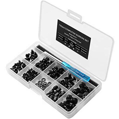 Getuscart 132pcs Personal Computer Screw Standoffs Set Kit For