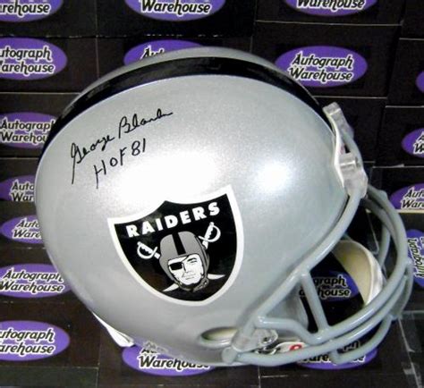 George Blanda autographed Football Helmet (Oakland Raiders)