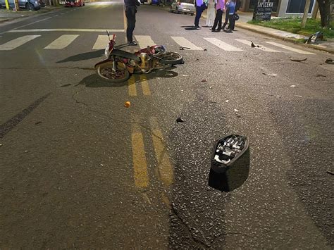 Una Joven Herida Tras El Choque Entre Una Moto Y Un Auto En Posadas