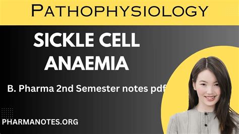 Sickle Cell Anaemia B Pharma 2nd Semester Pathophysiology Notes Pdf