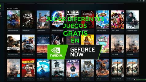 Como Jugar Juegos GRATIS En GeForce Now YouTube