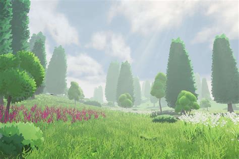 Stylized Nature Low Poly Environment Free Download Dev Asset