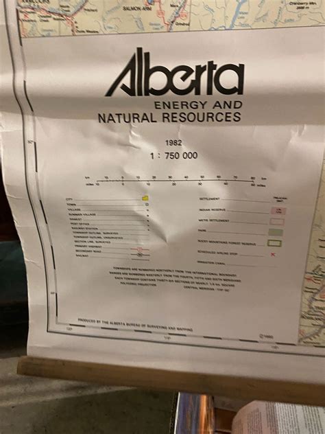 Alberta Natural Resources Map