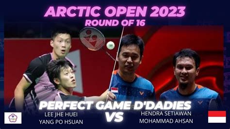 HENDRA AHSAN INA Vs LEE JHE HUEI YANG PO H TPE ARCTIC Open 2023