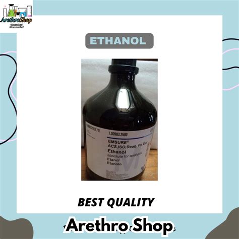 ETANOL ETHANOL ABSOLUTE PRO ANALISA 1 LITER MERCK BEST QUALITY