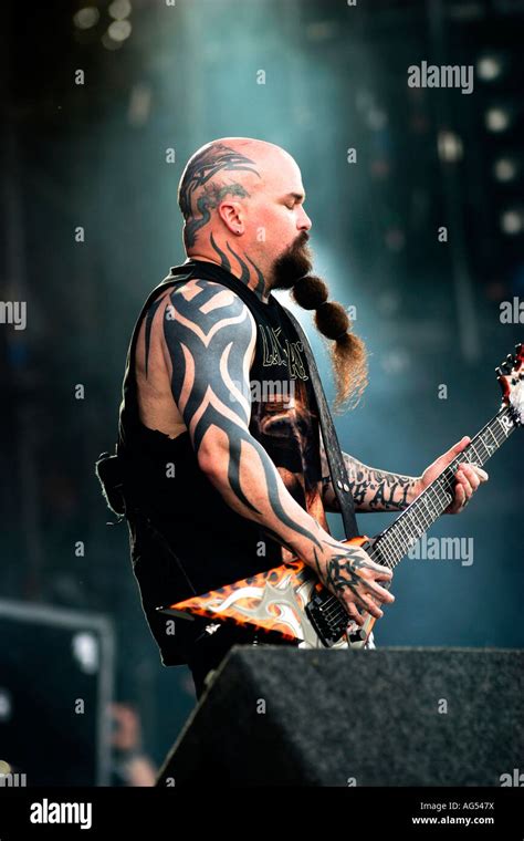 Kerry King Slayer Thrash Metal Band From The United States Stock
