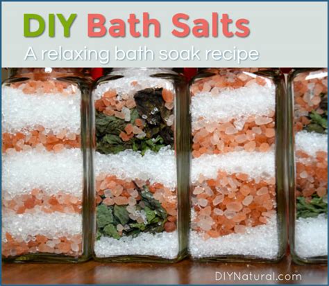 DIY Bath Salts: A Homemade Bath Soak Inspired by Candy Canes