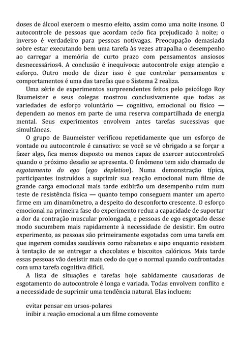 Rápido E Devagar Duas Formas De Pensar Daniel Kahnemanpdf