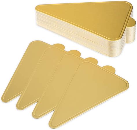 Cake Boards Triangle Mousse Cake Cardboard Gold Cupcake Cake Base