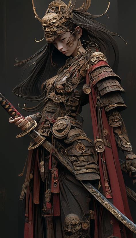 Onna Musha Japanese Female Warriors Nel 2024 Illustrazione Del